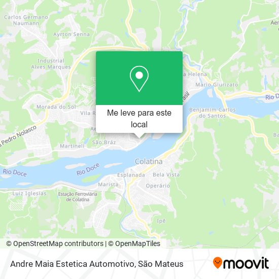 Andre Maia Estetica Automotivo mapa