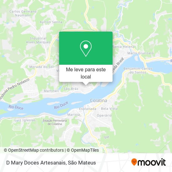 D Mary Doces Artesanais mapa