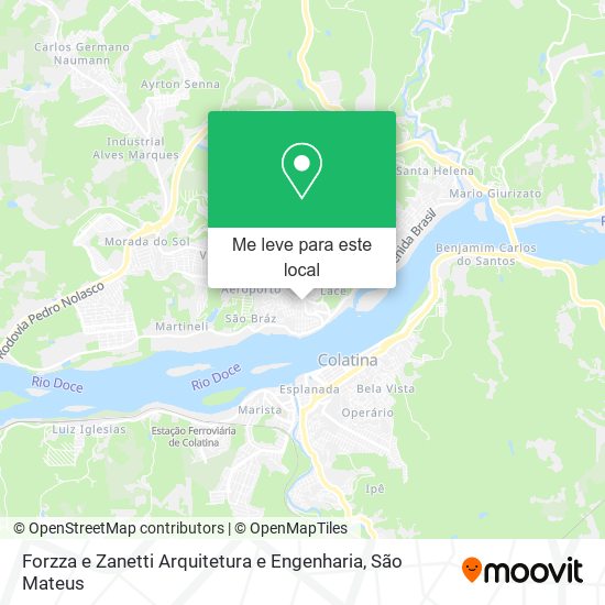 Forzza e Zanetti Arquitetura e Engenharia mapa