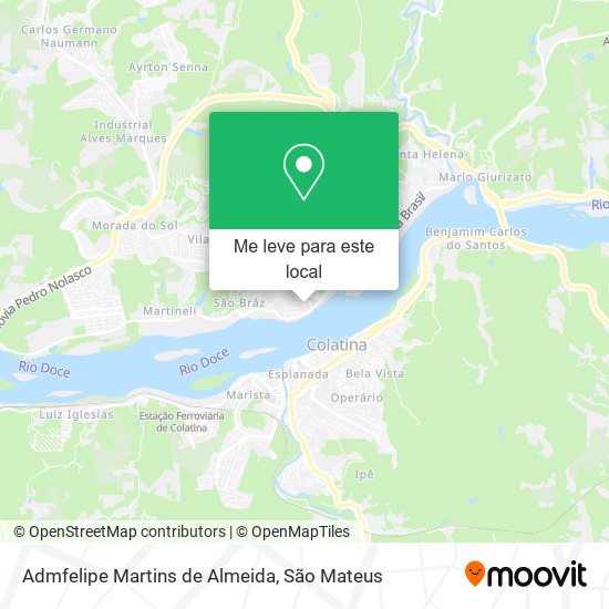 Admfelipe Martins de Almeida mapa