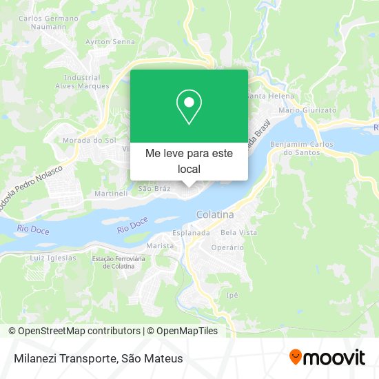 Milanezi Transporte mapa