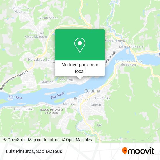 Luiz Pinturas mapa