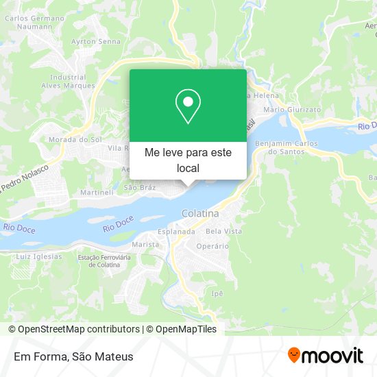 Em Forma mapa