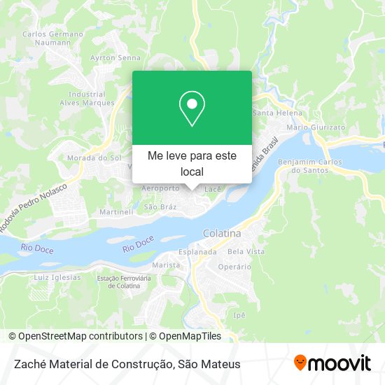 Zaché Material de Construção mapa