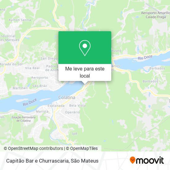 Capitão Bar e Churrascaria mapa