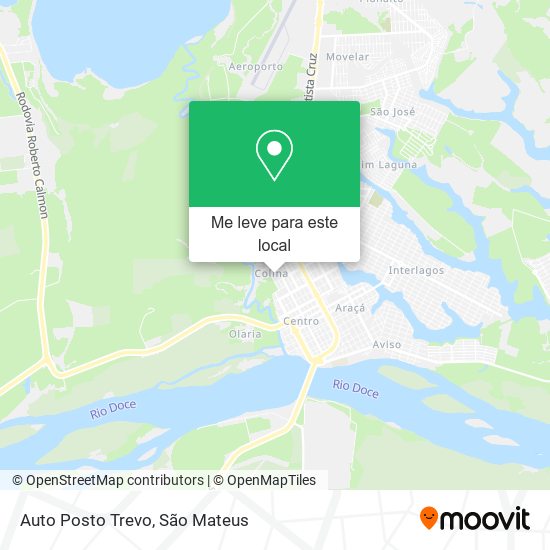 Auto Posto Trevo mapa