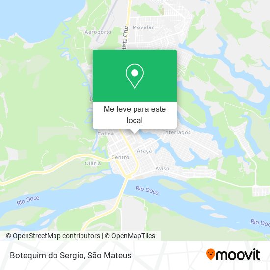 Botequim do Sergio mapa