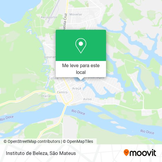 Instituto de Beleza mapa