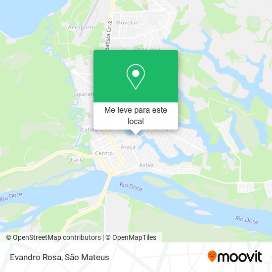 Evandro Rosa mapa