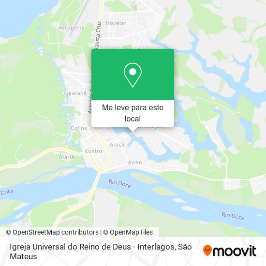 Igreja Universal do Reino de Deus - Interlagos mapa