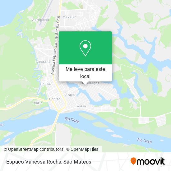 Espaco Vanessa Rocha mapa
