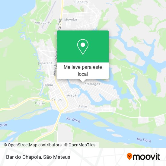 Bar do Chapola mapa