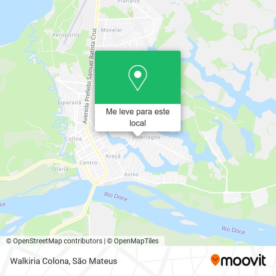 Walkiria Colona mapa