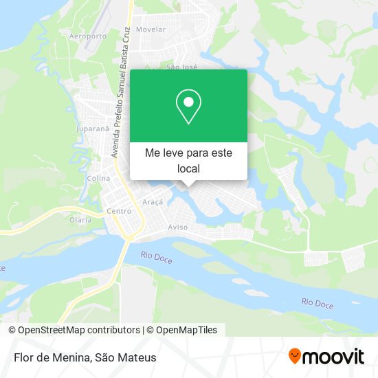 Flor de Menina mapa