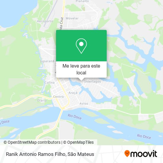 Ranik Antonio Ramos Filho mapa