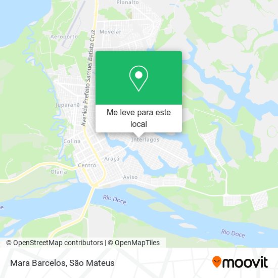 Mara Barcelos mapa