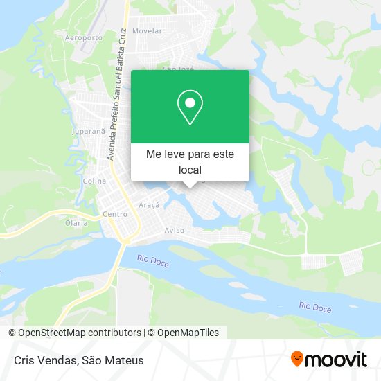 Cris Vendas mapa