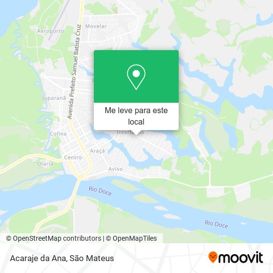 Acaraje da Ana mapa