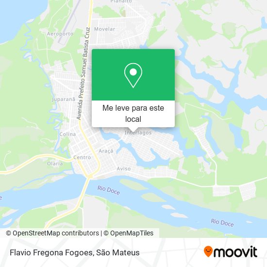 Flavio Fregona Fogoes mapa