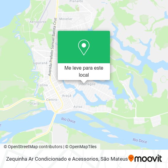Zequinha Ar Condicionado e Acessorios mapa