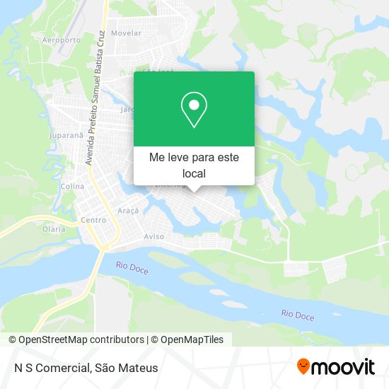 N S Comercial mapa