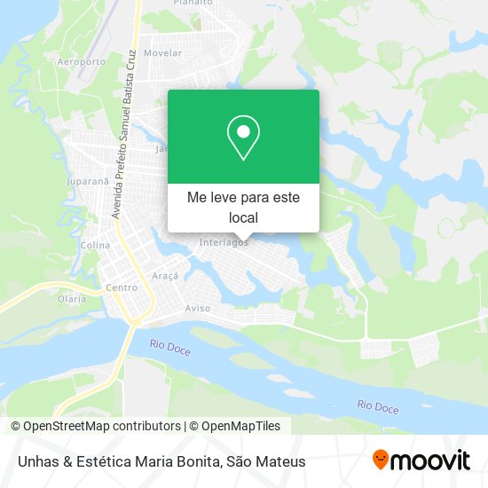 Unhas & Estética Maria Bonita mapa