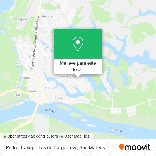 Pedro Transportes de Carga Leve mapa