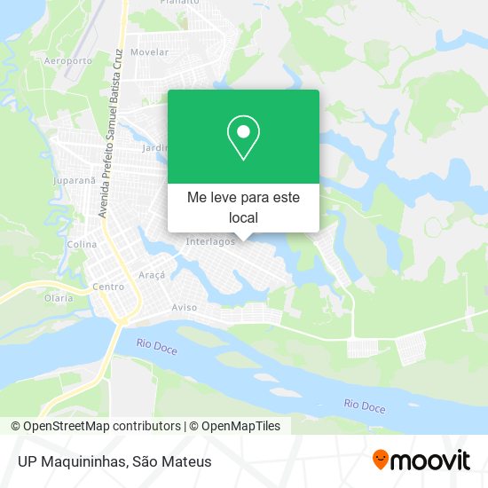 UP Maquininhas mapa
