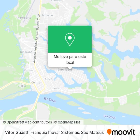 Vitor Guastti Franquia Inovar Sistemas mapa