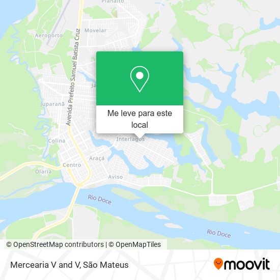 Mercearia V and V mapa
