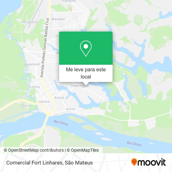 Comercial Fort Linhares mapa