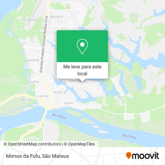 Mimos da Fufu mapa