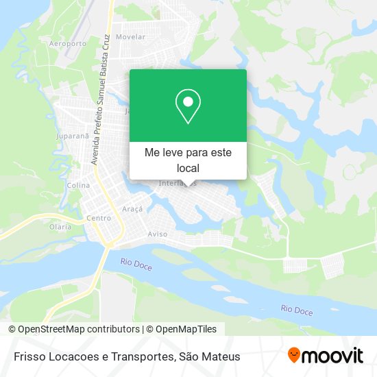 Frisso Locacoes e Transportes mapa