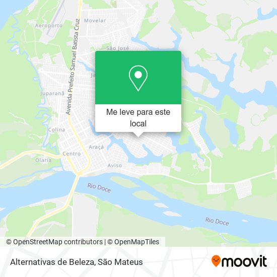 Alternativas de Beleza mapa