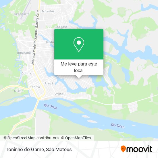 Toninho do Game mapa