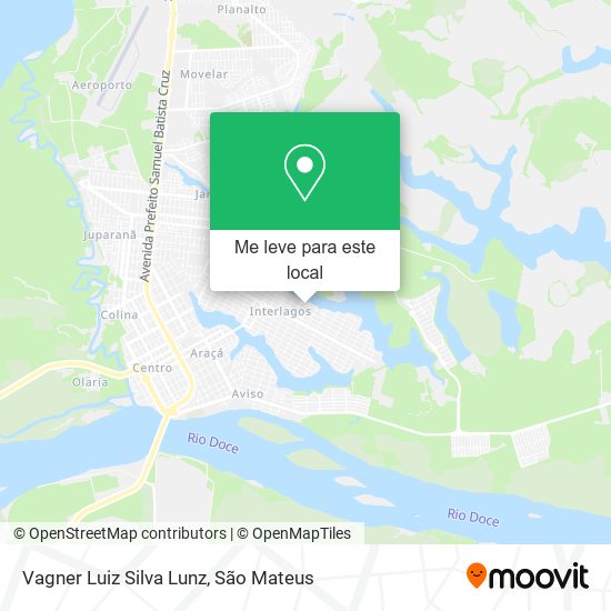 Vagner Luiz Silva Lunz mapa