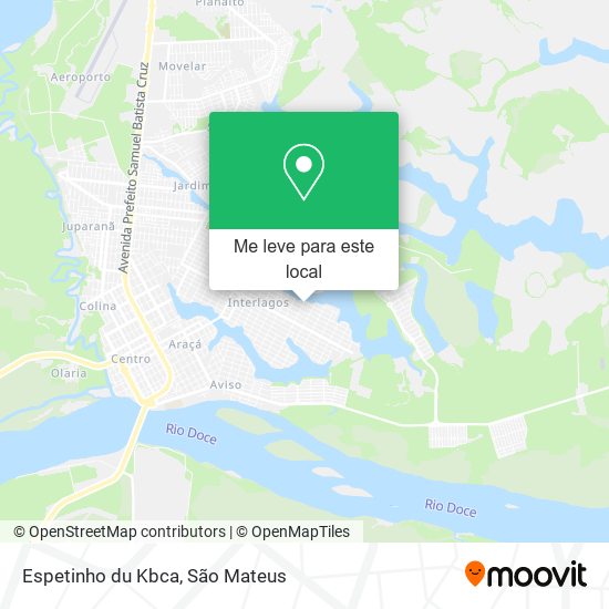 Espetinho du Kbca mapa