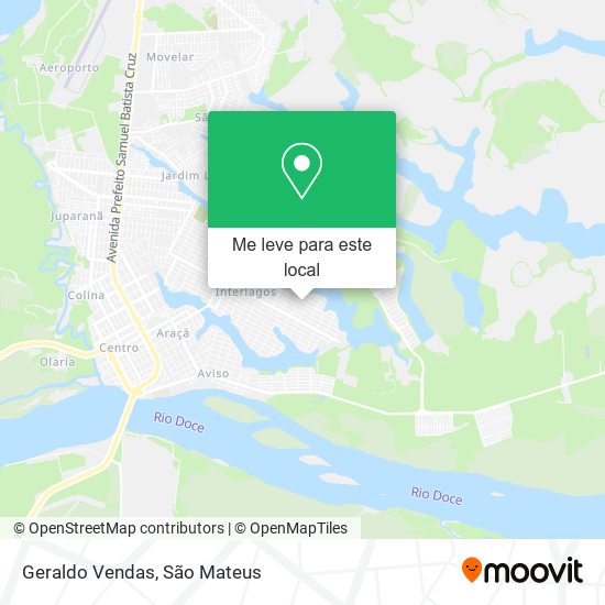 Geraldo Vendas mapa