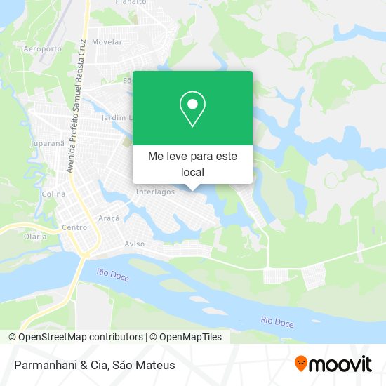 Parmanhani & Cia mapa