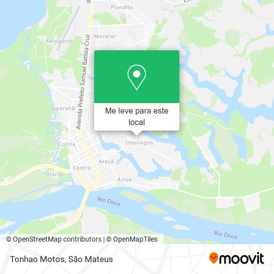 Tonhao Motos mapa
