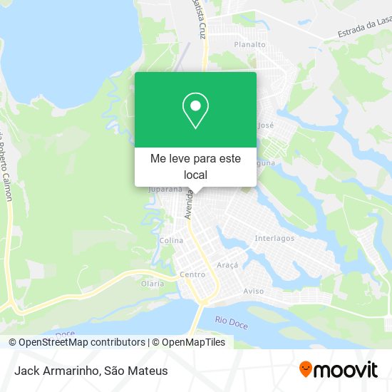 Jack Armarinho mapa