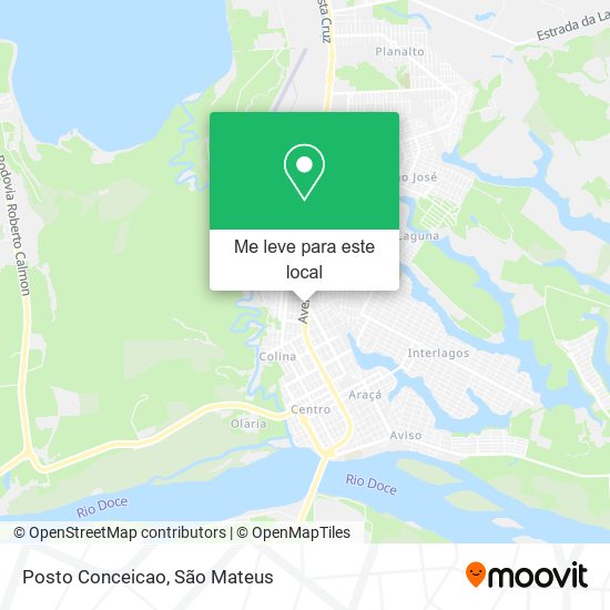 Posto Conceicao mapa