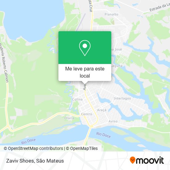 Zaviv Shoes mapa
