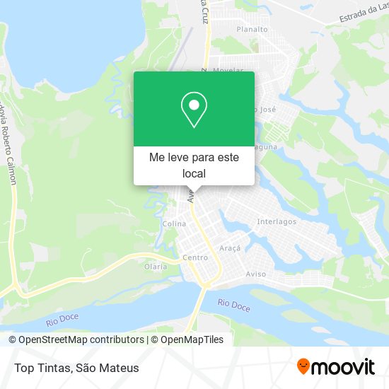 Top Tintas mapa