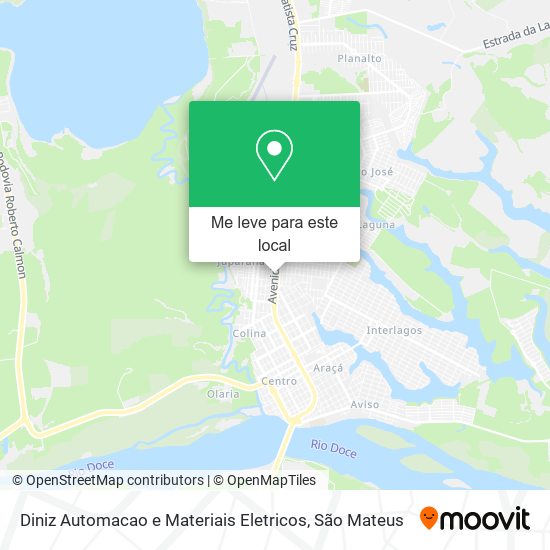 Diniz Automacao e Materiais Eletricos mapa