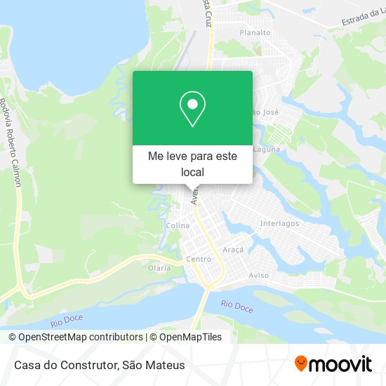 Casa do Construtor mapa