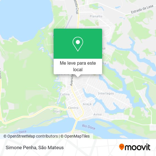 Simone Penha mapa