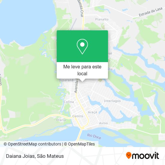 Daiana Joias mapa
