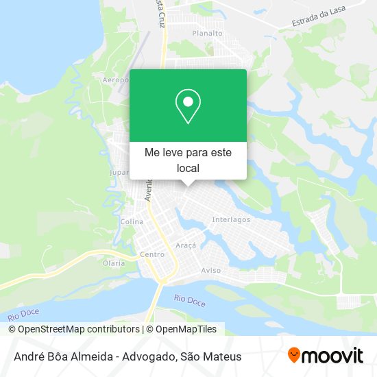 André Bôa Almeida - Advogado mapa