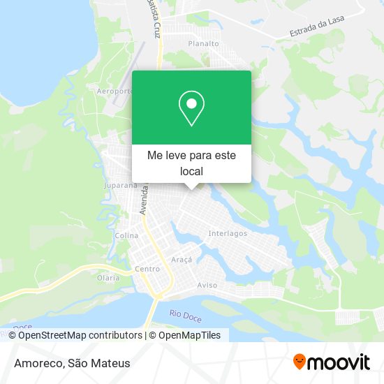 Amoreco mapa